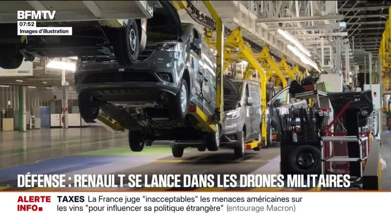 Défense: le groupe Renault va produire des drones militaires