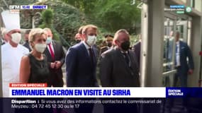 Emmanuel Macron est arrivé au Sirha