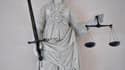Une statue représentant la déesse de la justice tenant le symbole de la balance, à Rennes (illustration)