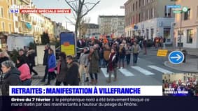 A Villefranche-sur-Saône, forte mobilisation également contre la réforme des retraites