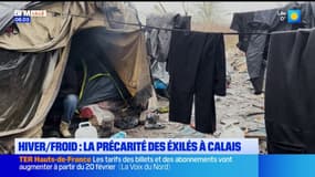 Hiver: la précarité des exilés à Calais
