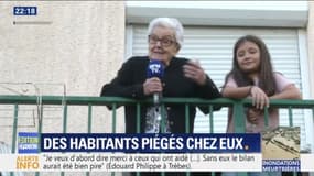 Dans l'Aude, une sinistrée de 99 ans secourue à l'étage de sa maison: "à la moitié de l’escalier c’était plein d’eau"