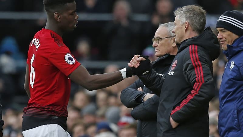 Paul Pogba et Ole Gunnar Solskjaer