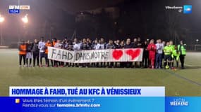Vénissieux: un hommage à Fahd, tué sur le parking du KFC