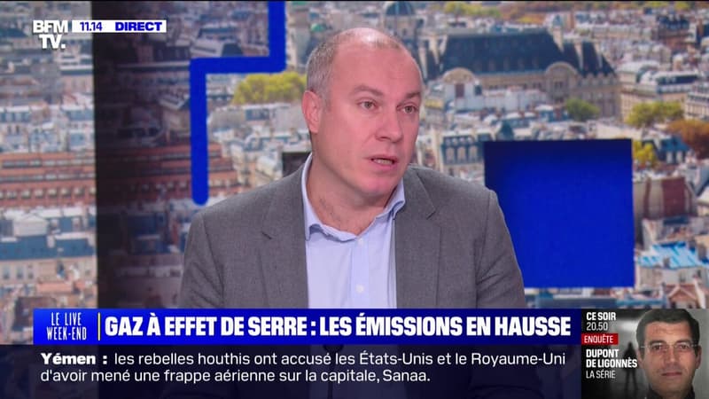 Hausse des émissions de gaz à effet de serre: Ça doit servir d'électrochoc sur deux secteurs, les transports et le bâtiment, affirme François Gemenne, membre du Giec