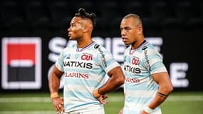 Teddy Thomas et Gaël Fickou sous les couleurs du Racing