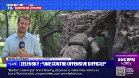 Guerre en Ukraine: Volodymyr Zelensky admet "une contre-offensive difficile"