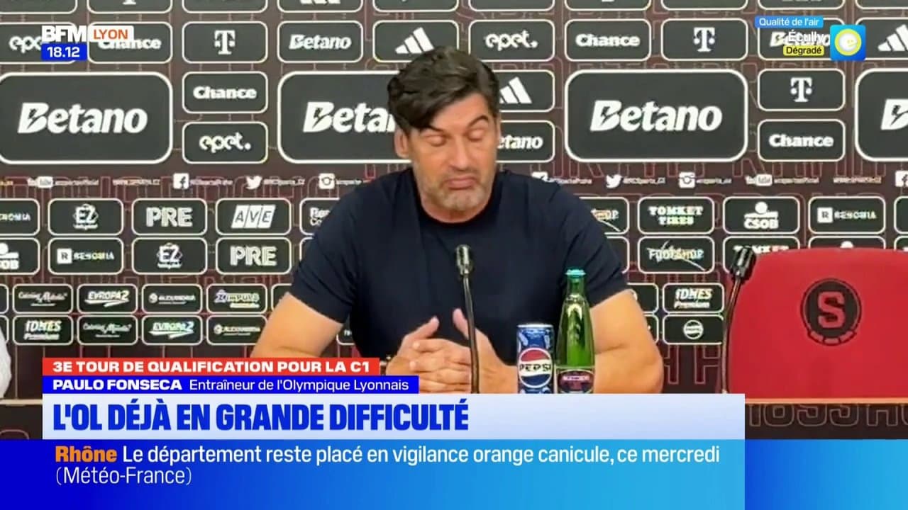 l'OL déjà en grande difficulté en Europe
