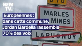TANGUY DE BFM - À Marles-les-Mines, près de 70% des électeurs ont voté pour Jordan Bardella