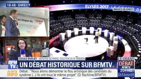 Grand débat de la présidentielle: "Nous sommes nombreux à croire au projet de Benoît Hamon", Cécile Duflot