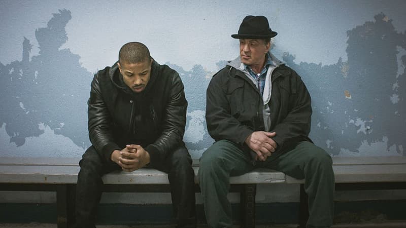 Sylvester Stallone et Michael B. Jordan dans "Creed: l'héritage de Rocky Balboa" (2016)