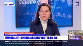Immobilier: Élodie Frémont, porte-parole de la chambre des notaires à Paris, évoque la baisse des ventes en Île-de-France