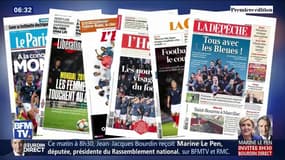 Coupe du monde féminine: les Bleues font la une des quotidiens nationaux et régionaux ce vendredi