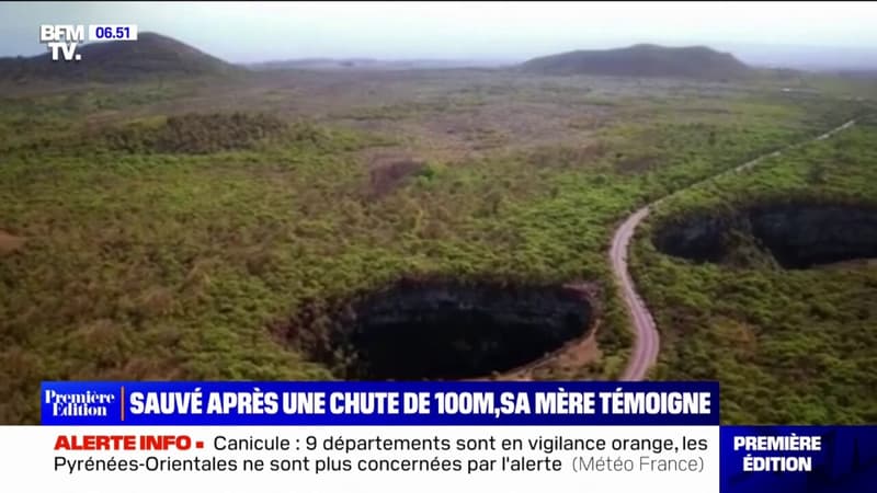 La mère de l'enfant tombé dans un cratère aux îles Galápagos témoigne sur BFMTV