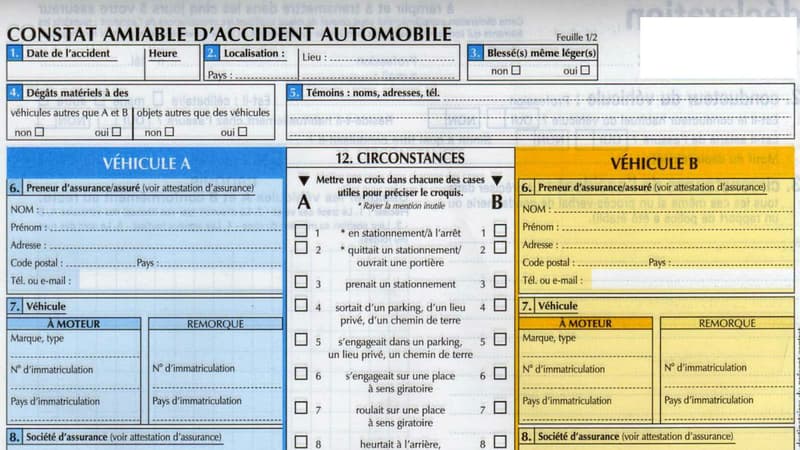 Le constat automobile a été créé il y a cinquante ans, une version numérique est lancée cette année.