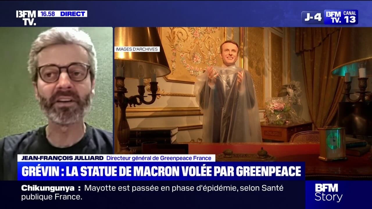 Statue d'Emmanuel Macron: 