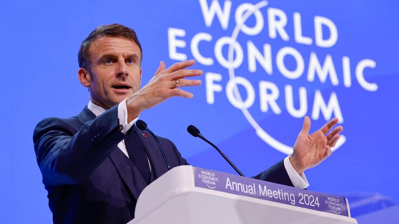 Davos: Emmanuel Macron présent pour 