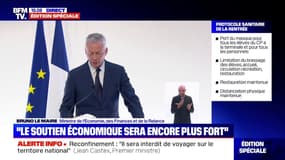 Bruno Le Maire: "Les entreprises de moins de 50 salariés qui sont fermées administrativement auront une exonération totale de leurs cotisations sociales"