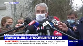 Drame à Valence: "On pense que le suspect ne connaissait pas l'agent" du Pôle Emploi, selon le procureur