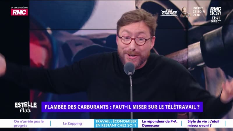 Flambée des carburants/Télétravail : "Si vous travaillez quelque part, vous habitez à côté", rappelle Pierre Rondeau