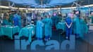 Des chirurgiens s'entraînent à opérer à l'Institut de recherche contre les cancers de l'appareil digestif à Strasbourg