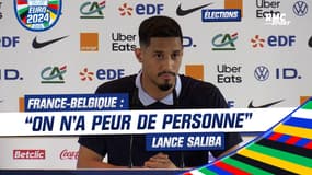France-Belgique : "On n'a peur de personne" lance Saliba