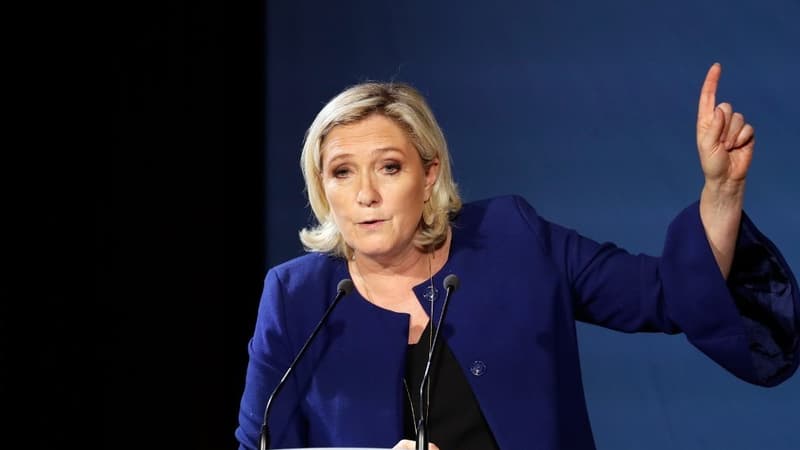 Marine Le Pen, présidente du RN