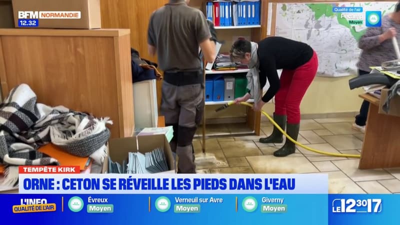 Orne: Ceton se réveille les pieds dans l'eau