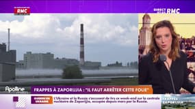 Frappes à Zaporijjia: "il faut arrêter cette folie" 
