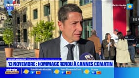 13 novembre : hommage rendu à Cannes ce matin 