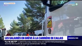 Var: des employés de la carrière de Callas en grève, un accord de fin de conflit trouvé