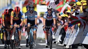 Julian Alaphilippe, dimanche 2 juillet 2023, à l'arrivée de la 2e étape du Tour de France