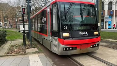Un tramway du réseau Ilévia à Lille