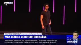 Max Boublil de retour sur scène