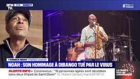 Story 1 : L'hommage de Yannick Noah à Manu Dibango tué par le coronavirus - 24/03