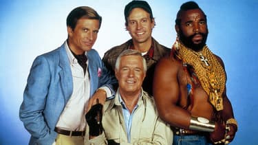 Les héros de la version originale de la série "L'Agence tous risques"
