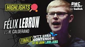 Résumé / WTT Star Contender Ljubljana (finale) - Félix Lebrun vs Hugo Calderano