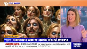 Christophe Willem réalise le clip de sa chanson "Comme un pantin" avec l'intelligence artificielle