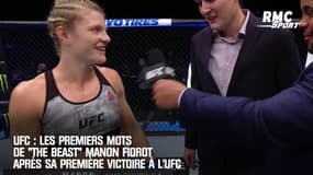 Les premiers mots de "The Beast" Manon Fiorot après sa première victoire à l'UFC 