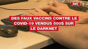 Des faux vaccins contre le Covid-19 vendus 500$ sur le darknet 