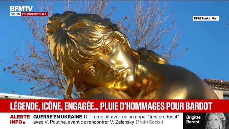 Des dizaines de personnes se sont rassemblées à Saint-Tropez pour rendre hommage à Brigitte Bardot