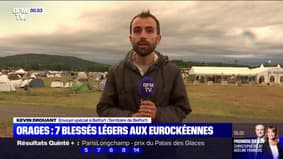 7 blessés légers après des violents orages sur le site des Eurockéennes de Belfort