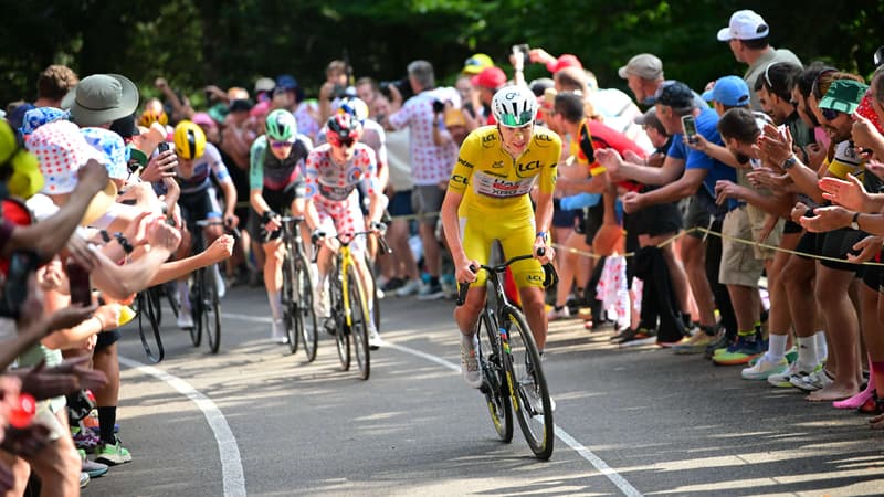Tadej Pogacar lors de la 14e etape du Tour de France le 18 juillet 2026 2322081
