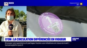 Pic de pollution à Lyon: la circulation différenciée entre en vigueur
