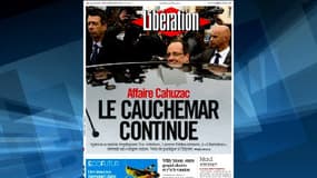 Une de Libération datée du 8 avril 2013