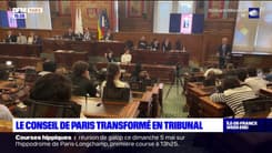 Le Conseil de Paris transformé en tribunal pour un procès fictif
