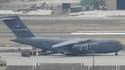 L'un des derniers avions militaires américains a avoir décollé de Kaboul, lundi 30 août 2021