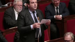 Le député UMP Thierry Solère à l'Assemblée nationale à Paris le 5 novembre 2013