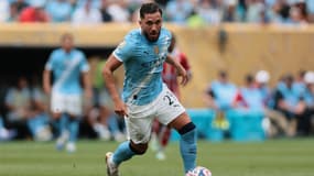 Rayan Cherki lors de son premier match avec Manchester City, le 18 juin 2025