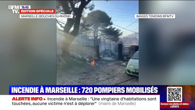 "Tout a brûlé": cet habitant de L'Estaque témoigne des dégâts qu'a causé l'incendie à Marseille thumbnail